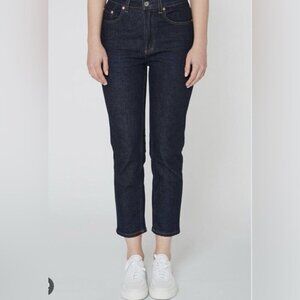Acne Studios Patti One Jeans | Dark Blue Cotton Denim, Size 26